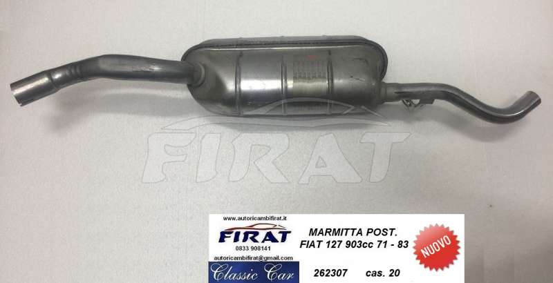 MARMITTA FIAT 127 900 POST. (262307)